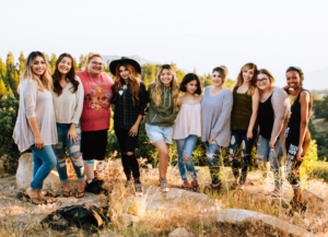 group of white womens