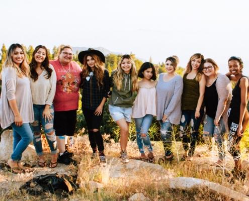 group of white womens